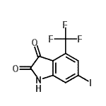 CAS#: 259667-71-5, 6-Iodo-4-(Trifluoromethyl)-1H-Indole-2,3-Dione