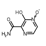 CAS 登录号：259793-94-7， 3-羟基-2-吡嗪甲酰胺4-氧化物
