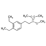 CAS 登录号：259818-29-6， [2-(3,4-二乙基苯基)乙基](三甲氧基)硅烷