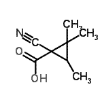 CAS#: 259823-88-6, 1-Cyano-2,2,3-Trimethylcyclopropanecarboxylic Acid