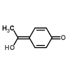 CAS 登录号：261172-42-3， 4-(1-羟基乙亚基)-2,5-环己二烯-1-酮