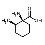 CAS 登录号：261355-47-9， (1S,2R)-1-氨基-2-甲基环己烷羧酸
