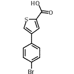 CAS 登录号：26145-14-2， 4-(4-溴苯基)-2-噻吩羧酸