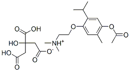CAS#: 26162-66-3, [2-(4-Acetoxy-2-Isopropyl-5-Methylphenoxy)Ethyl]Dimethylammonium Dihydrogen -2-Hydroxypropane-1,2,3-Tricarboxylate