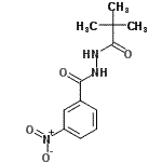 CAS#: 261623-52-3, N'-(2,2-Dimethylpropanoyl)-3-Nitrobenzohydrazide
