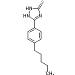 CAS 登录号：261704-48-7， 5-(4-戊基苯基)-1,2-二氢-3H-1,2,4-三唑-3-硫酮