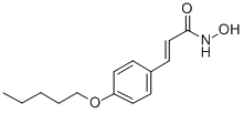 CAS 登录号：26227-94-1， 3-(4-戊氧基苯基)-2-丙烯氧肟酸