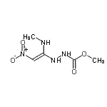 CAS#: 262274-63-5, Methyl 2-[(E)-1-(Methylamino)-2-Nitrovinyl]Hydrazinecarboxylate