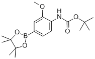 CAS#: 262433-02-3, 4-(Tert-Butoxycarbonylamino)-3-Methoxyphenylboronic Acid, Pinacol Ester