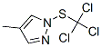 CAS#: 26259-90-5, 1-(Trichloromethylthio)-4-Methyl-1H-Pyrazole