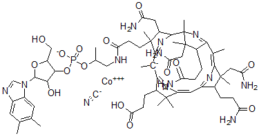 CAS 登录号：26264-28-8， 维生素 B12-E-单羧酸