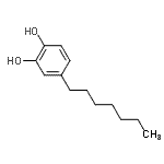 CAS 登录号：2628-64-0， 4-庚基-1,2-苯二酚