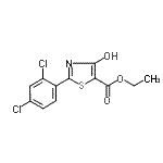 CAS#: 262856-01-9, Ethyl 2-(2,4-Dichlorophenyl)-4-Hydroxy-1,3-Thiazole-5-Carboxylate