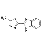 CAS#: 26286-46-4, 2-(5-Methyl-1,3,4-Oxadiazol-2-Yl)-1H-Benzimidazole