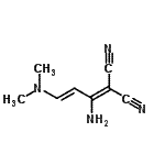 CAS 登录号：263012-21-1， [(2E)-1-氨基-3-(二甲基氨基)-2-丙烯-1-亚基]丙二腈