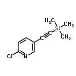 CAS 登录号：263012-81-3， 2-氯-5-[(三甲基硅烷基)乙炔基]吡啶