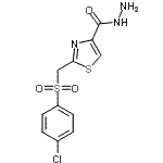 CAS#: 263015-77-6, 2-{[(4-Chlorophenyl)Sulfonyl]Methyl}-1,3-Thiazole-4-Carbohydrazide