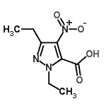 CAS#: 26308-44-1, 1,3-Diethyl-4-Nitro-1H-Pyrazole-5-Carboxylic Acid