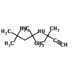 CAS 登录号：263254-99-5， 2,4,4-三甲基-N-(2-甲基-3-丁炔-2-基)-2-戊胺