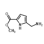 CAS 登录号：263382-27-0， 甲基5-(氨基甲基)-1H-吡咯-2-羧酸酯