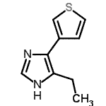 CAS 登录号：263389-42-0， 5-乙基-4-(3-噻吩基)-1H-咪唑