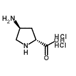 CAS 登录号:263407-17-6, (4S)-4-氨基-D-脯氨酸二盐酸盐