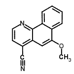 CAS#: 263545-00-2, 6-Methoxybenzo[h]Quinoline-4-Carbonitrile