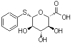 CAS#: 26399-82-6, (2S,3S,4S,5R,6S)-3,4,5-Trihydroxy-6-Phenylsulfanyl-Tetrahydropyran-2-Carboxylic Acid