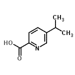 CAS 登录号：26405-26-5， 5-异丙基-2-吡啶羧酸