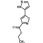 CAS 登录号：264226-03-1， 乙基5-(1H-吡唑-5-基)-1,2-恶唑-3-羧酸酯