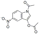 CAS 登录号：26491-03-2， 1-乙酰基-5-硝基-1H-吲哚-3-基乙酸酯
