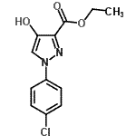 CAS 登录号：26502-56-7， 乙基1-(4-氯苯基)-4-羟基-1H-吡唑-3-羧酸酯