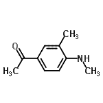 CAS 登录号：265107-37-7， 1-[3-甲基-4-(甲基氨基)苯基]乙酮