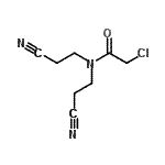 CAS 登录号：26530-34-7， 2-氯-N,N-二(2-氰基乙基)乙酰胺