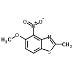 CAS#: 265312-58-1, 5-Methoxy-2-Methyl-4-Nitro-1,3-Benzothiazole