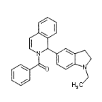 CAS#: 26580-47-2, [1-(1-Ethyl-2,3-Dihydro-1H-Indol-5-Yl)-2(1H)-Isoquinolinyl](Phenyl)Methanone