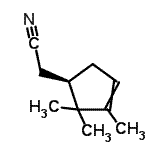CAS#: 26585-74-0, [(1R)-2,2,3-Trimethyl-3-Cyclopenten-1-Yl]Acetonitrile