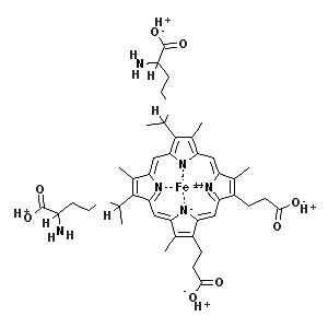 CAS 登录号：26598-29-8， 血红素 C