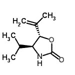 CAS 登录号：265996-21-2， (4S,5S)-5-异丙烯基-4-异丙基-1,3-恶唑烷-2-酮