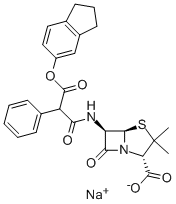 CAS 登录号:26605-69-6, 卡茚西林钠