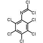 CAS 登录号：2666-66-2， 2,3,4,5,6-五氯-N-(二氯亚甲基)苯胺