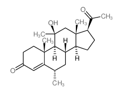 CAS#: 2668-68-0, 11b-Hydroxy-6a,11-dimethyl-Pregn-4-ene-3,20-dione