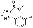 CAS#: 267651-85-4, Methyl 3-(3-Bromophenyl)-1,2-Oxazole-4-Carboxylate