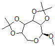 CAS 登录号:26784-78-1, Methyl 2,3-4,5-di-O-isopropylidine-alpha-glucoseptanoside