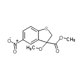 CAS#: 26791-97-9, Methyl 3-Methoxy-5-Nitro-2,3-Dihydro-1-Benzothiophene-3-Carboxylate