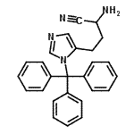 CAS 登录号：268548-74-9， 2-氨基-4-(1-三苯甲基-1H-咪唑-5-基)丁腈