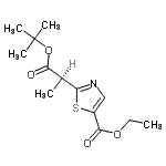 CAS 登录号：268553-45-3， 乙基2-[(1S)-2-叔-丁氧基-1-甲基-2-氧代-乙基]噻唑-5-羧酸酯