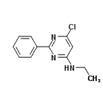 CAS#: 26871-14-7, 6-Chloro-N-Ethyl-2-Phenyl-4-Pyrimidinamine