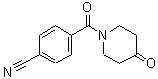 CAS 登录号：268730-72-9， 4-[(4-氧代-1-哌啶基)羰基]苯甲腈
