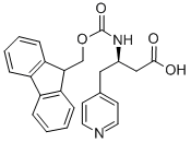 CAS 登录号：269396-69-2， 芴甲氧羰基-(R)-3-氨基-4-(4-吡啶基)-丁酸